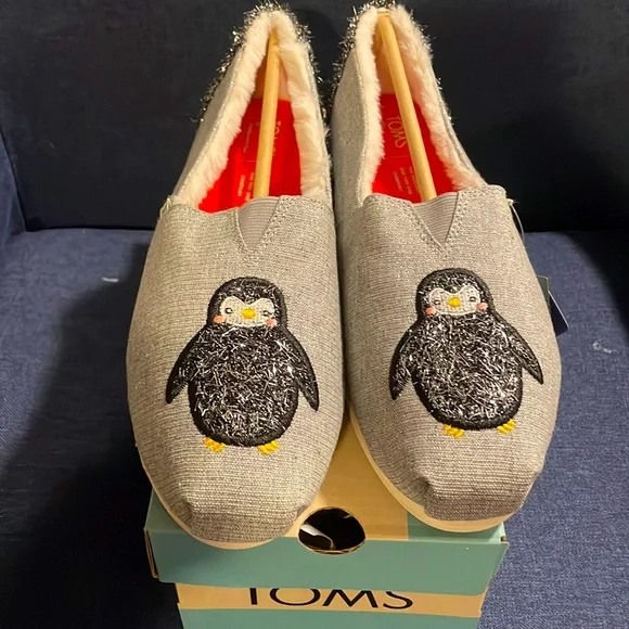 Faux Shearling Toms Classic Drizzle Grey Toms Shoes Toms Womens